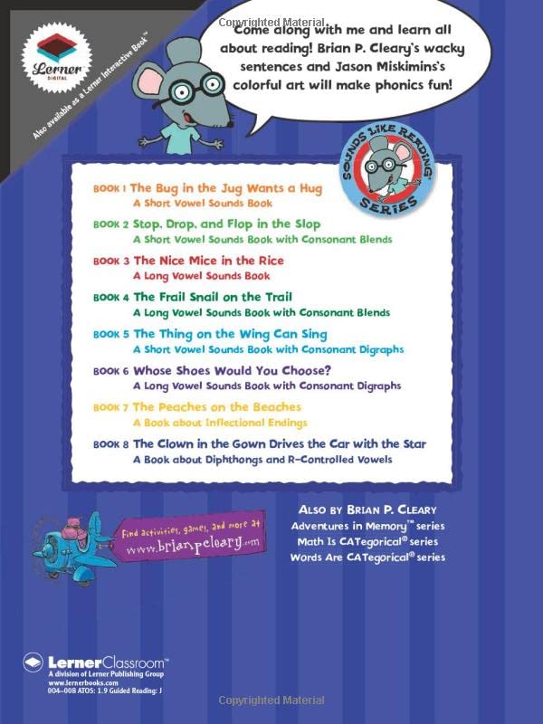 The Clown in the Gown Drives the Car with the Star: A Book about Diphthongs and R-Controlled Vowels (Sounds Like Reading )