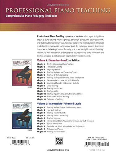 Professional Piano Teaching, Vol 1: A Comprehensive Piano Pedagogy Textbook