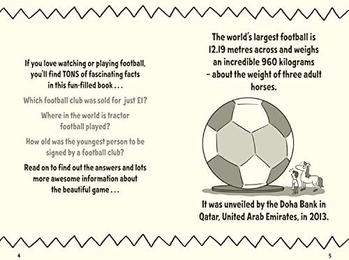 AMAZING FOOTBALL FACTS EVERY 7 YEAR OLD NEEDS TO KNOW: A hilarious new illustrated footie trivia book packed with facts for 2025! (Amazing Facts Every Kid Needs to Know)
