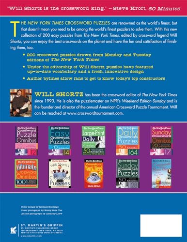The New York Times Easy Crossword Puzzle Omnibus Volume 2: 200 Solvable Puzzles from the Pages of The New York Times