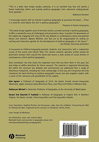 A Companion to Political Geography