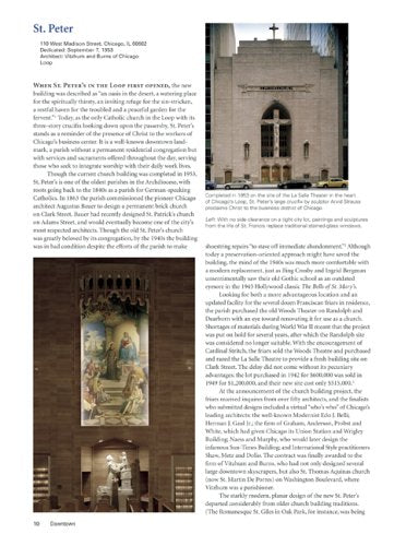 Heavenly City: The Architectural Tradition of Catholic Chicago — back cover