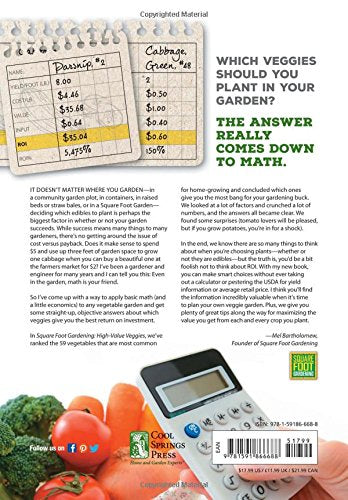 Square Foot Gardening High-Value Veggies: Homegrown Produce Ranked by Value (Volume 6) (All New Square Foot Gardening, 6)