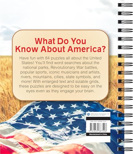 Brain Games - USA Word Search - Large Print (Brain Games Large Print)