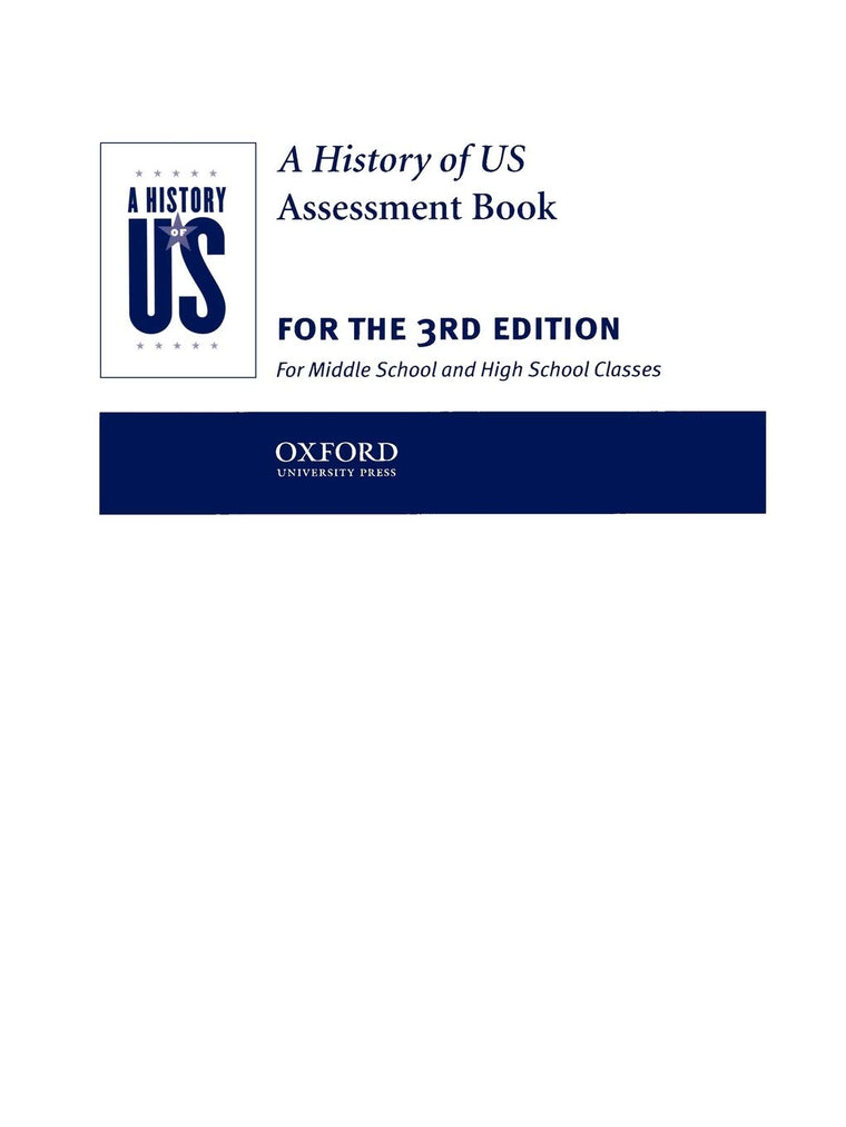 A History of US: Assesment Books 1-10