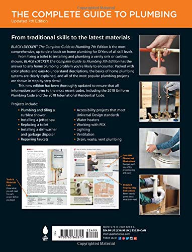 Black & Decker The Complete Guide to Plumbing Updated 7th Ed