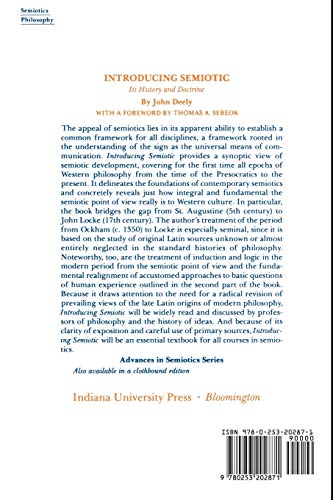 Introducing Semiotic: Its History and Doctrine (Advances in Semiotics)