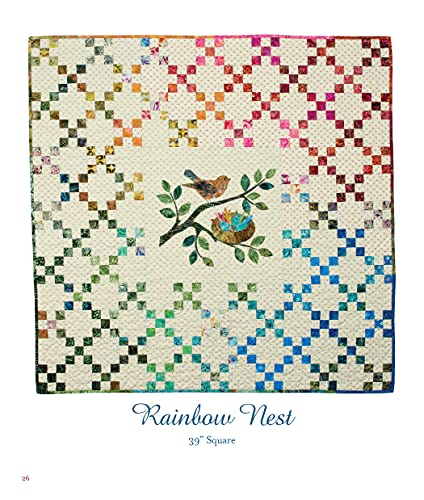 Rainbow Nest: A Story to Read, a Quilt to Make (Landauer) From Edyta Sitar of Laundry Basket Quilts, a Perfect Gift to Welcome Baby's Birth; Quilt Instructions, Diagrams, and Templates Included