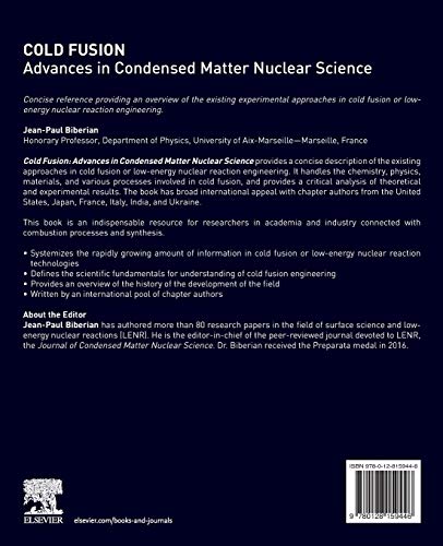 Cold Fusion: Advances in Condensed Matter Nuclear Science