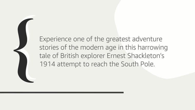 Endurance: Shackleton's Incredible Voyage — back cover