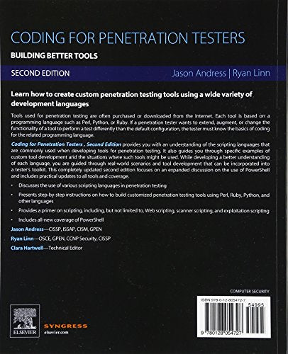 Coding for Penetration Testers: Building Better Tools