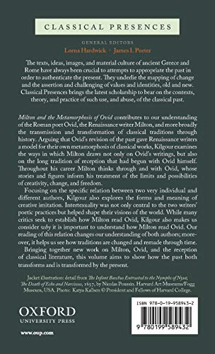 Milton and the Metamorphosis of Ovid (Classical Presences)