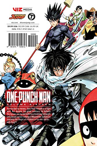 One-Punch Man, Vol. 16 — back cover