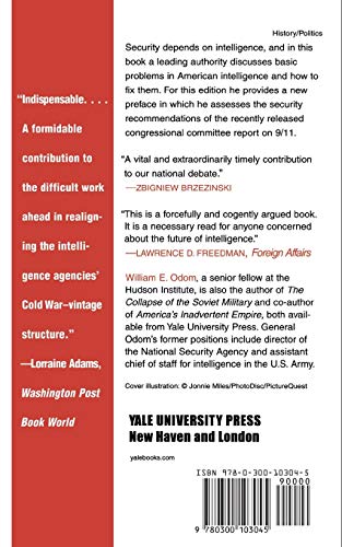 Fixing Intelligence: For a More Secure America (Yale Nota Bene)