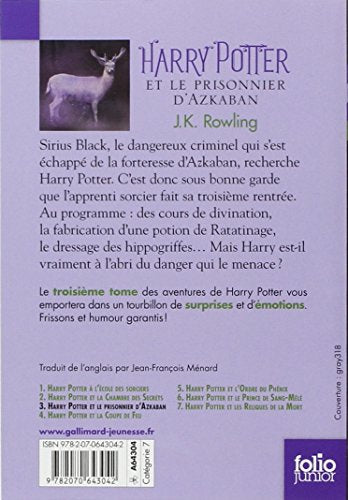 Harry Potter Et le Prisonnier D'Azkaban (French Edition)