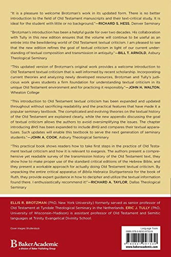 Old Testament Textual Criticism: A Practical Introduction
