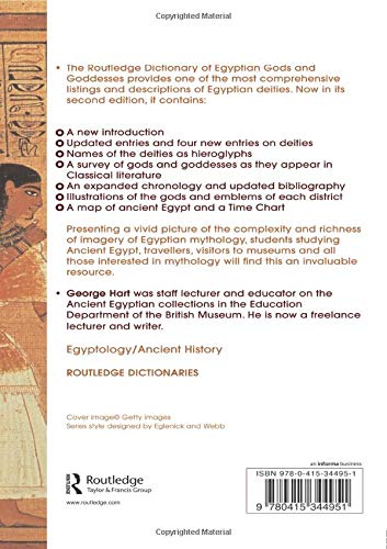 The Routledge Dictionary of Egyptian Gods and Goddesses (Routledge Dictionaries)