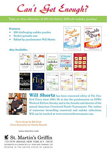 Will Shortz Presents Triple Threat Sudoku: 200 Hard Puzzles