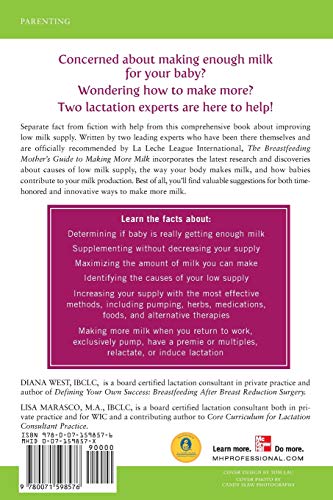 The Breastfeeding Mother's Guide to Making More Milk: Foreword by Martha Sears, RN