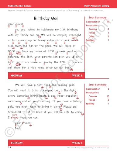 Daily Paragraph Editing, Grade 4 Teacher Edition