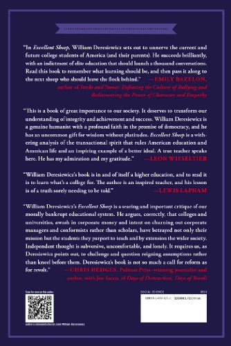 Excellent Sheep: The Miseducation of the American Elite and the Way to a Meaningful Life