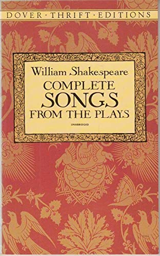 Complete Songs from the Plays (Dover Thrift Editions)