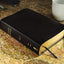 KJV, Amplified, Parallel Bible, Large Print, Bonded Leather, Black, Red Letter: Two Bible Versions Together for Study and Comparison