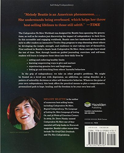 Codependent No More Workbook — back cover