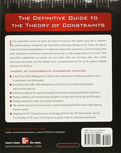 Theory of Constraints Handbook