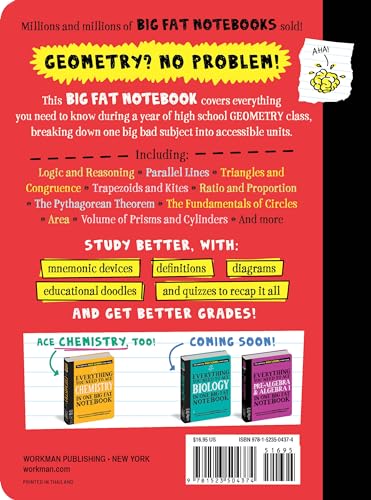 Everything You Need to Ace Geometry in One Big Fat Notebook (Big Fat Notebooks)