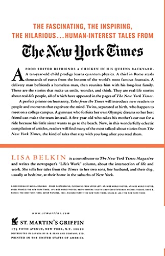 Tales from the Times: Real-Life Stories to Make You Think, Wonder, and Smile, from the Pages of The New York Times