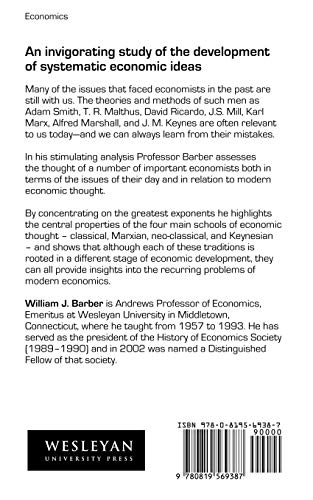 A History of Economic Thought — back cover