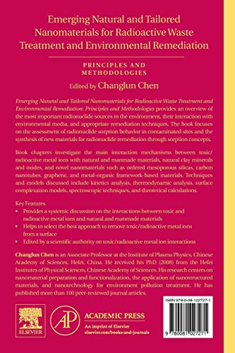 Emerging Natural and Tailored Nanomaterials for Radioactive Waste Treatment and Environmental Remediation: Principles and Methodologies (Volume 29) (Interface Science and Technology, Volume 29)