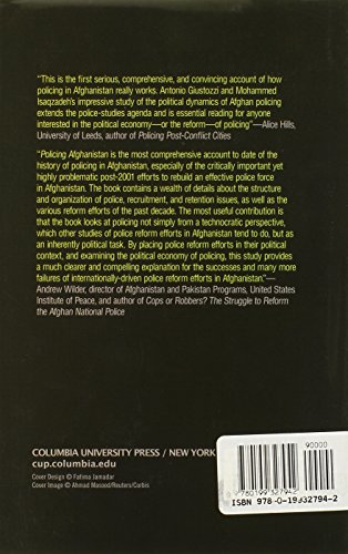 Policing Afghanistan: The Politics of the Lame Leviathan