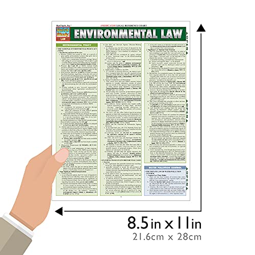 Environmental Law (Tri-Fold Laminated Chart)