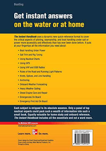 The Instant Handbook of Boat Handling, Navigation, and Seamanship: A Quick-Reference Guide for Sail and Power