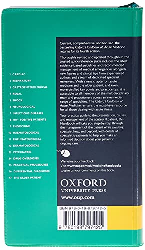 Oxford Handbook of Acute Medicine (Oxford Medical Handbooks)