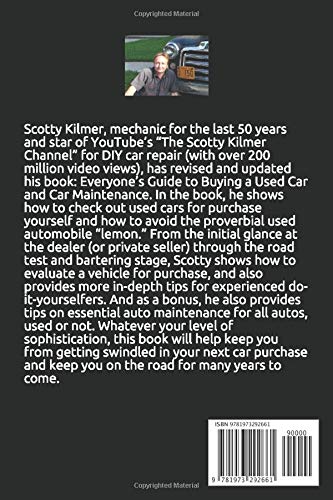 Everyones Guide to Buying a Used Car and Car Maintenance