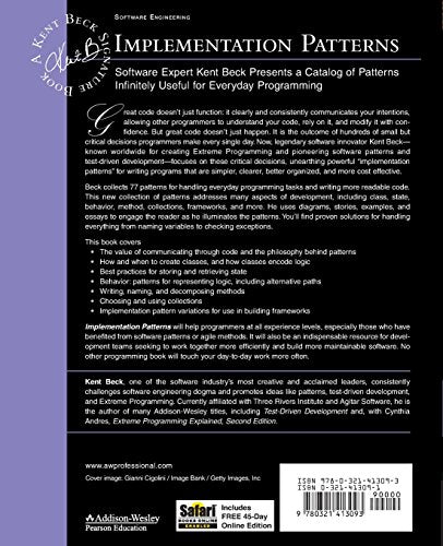Implementation Patterns by Beck, Kent