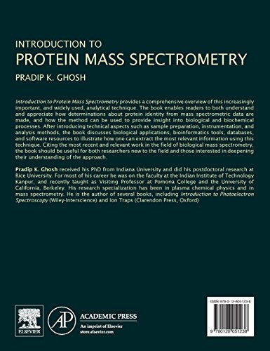 Introduction to Protein Mass Spectrometry