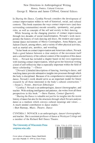 Sharing the Dance: Contact Improvisation and American Culture (New Directions in Anthropological Writing)