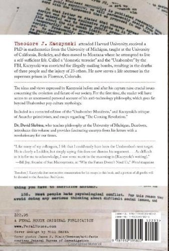 Technological Slavery: The Collected Writings of Theodore J. Kaczynski, a.k.a. "The Unabomber"