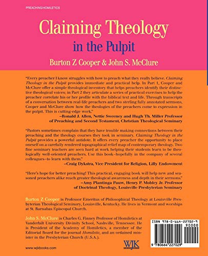 Claiming Theology in the Pulpit