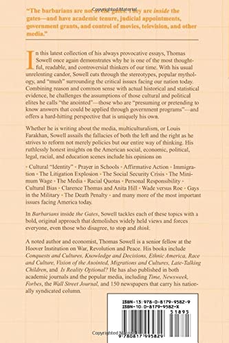 Barbarians inside the Gates and Other Controversial Essays (Hoover Institution Press Publication)