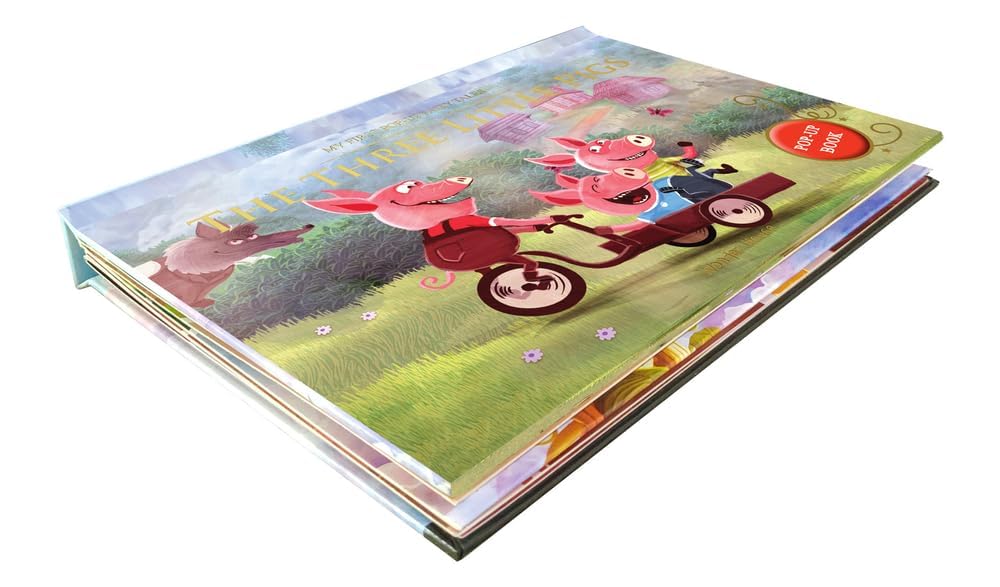 My First Pop-Up Fairy Tales - Three Little Pigs : Pop up Books for children