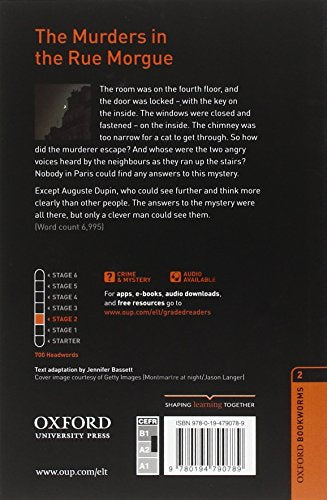 Oxford Bookworms Library: The Murders in the Rue Morgue: Level 2: 700-Word Vocabulary (Oxford Bookworms Library, Crime & Mystery)