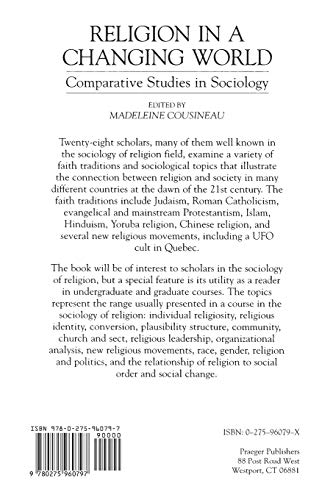 Religion in a Changing World: Comparative Studies in Sociology (Religion in the Age of Transformation)