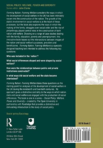 Forming Nation, Framing Welfare (Social Policy: Welfare, Power and Diversity)