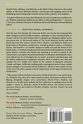 The Social Medicine Reader, Second Edition: Vol. 3: Health Policy, Markets, and Medicine