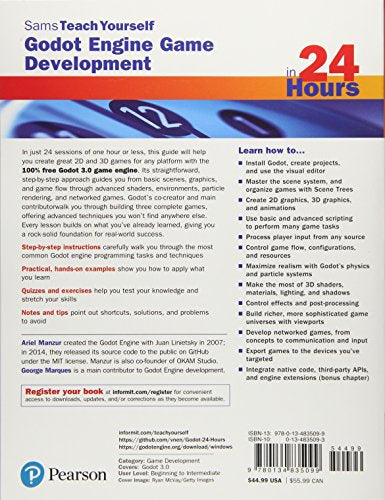 Godot Engine Game Development in 24 Hours, Sams Teach Yourse